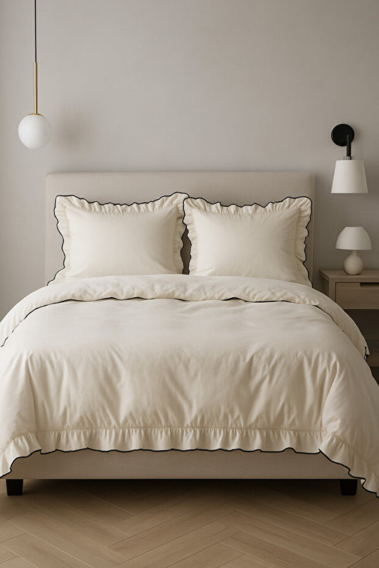 Ornamental 100% Cotton Duvet Cover Set