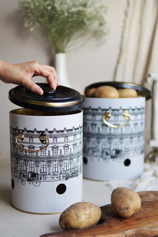 City Metal Storage Containers 2 Piece Set