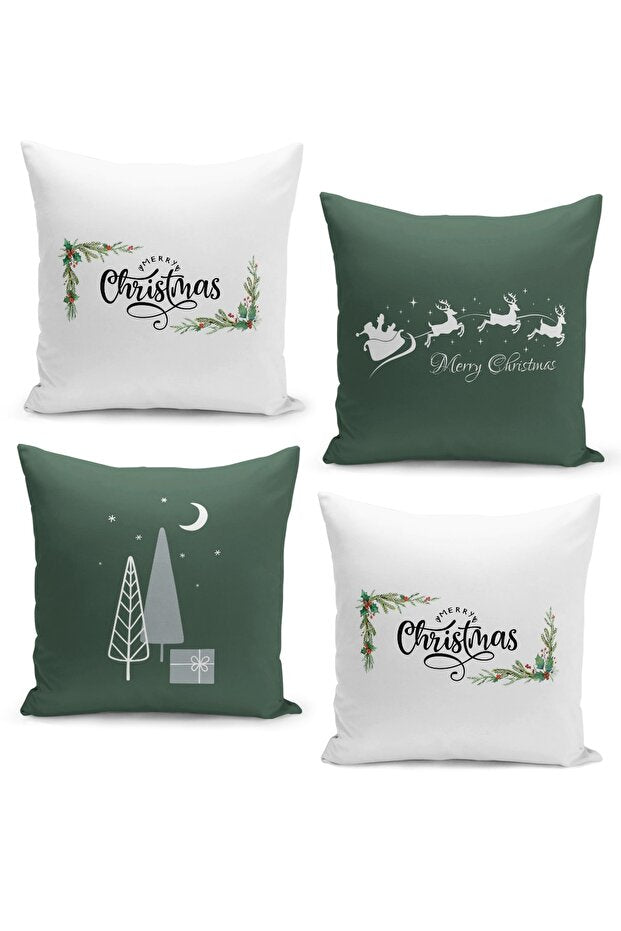 4 Piece Pillow Cover Double Sided Digital Print
