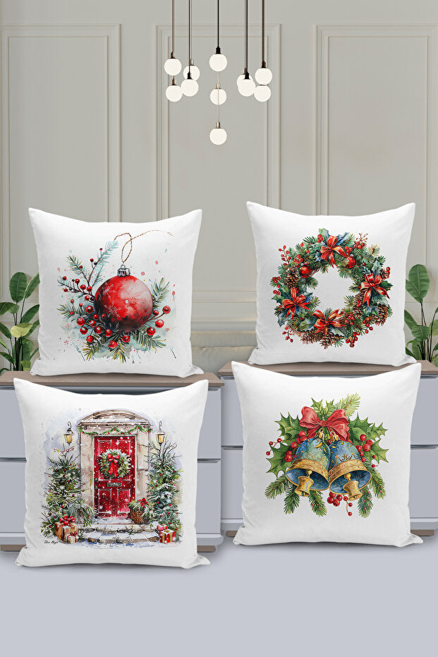 4 Piece Pillow Cover Double Sided Digital Print