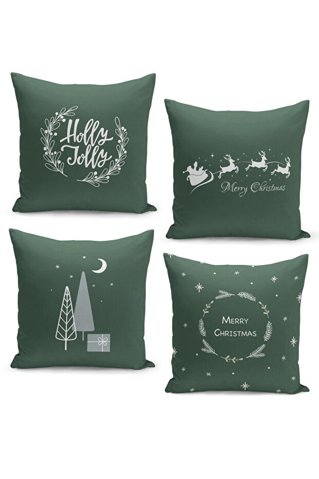 4 Piece Pillow Cover Double Sided Digital Print