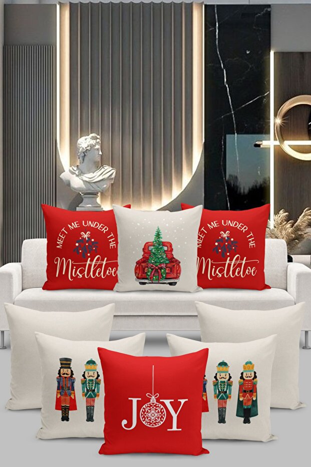 8 Piece Pillow Cover Double Sided Digital Print