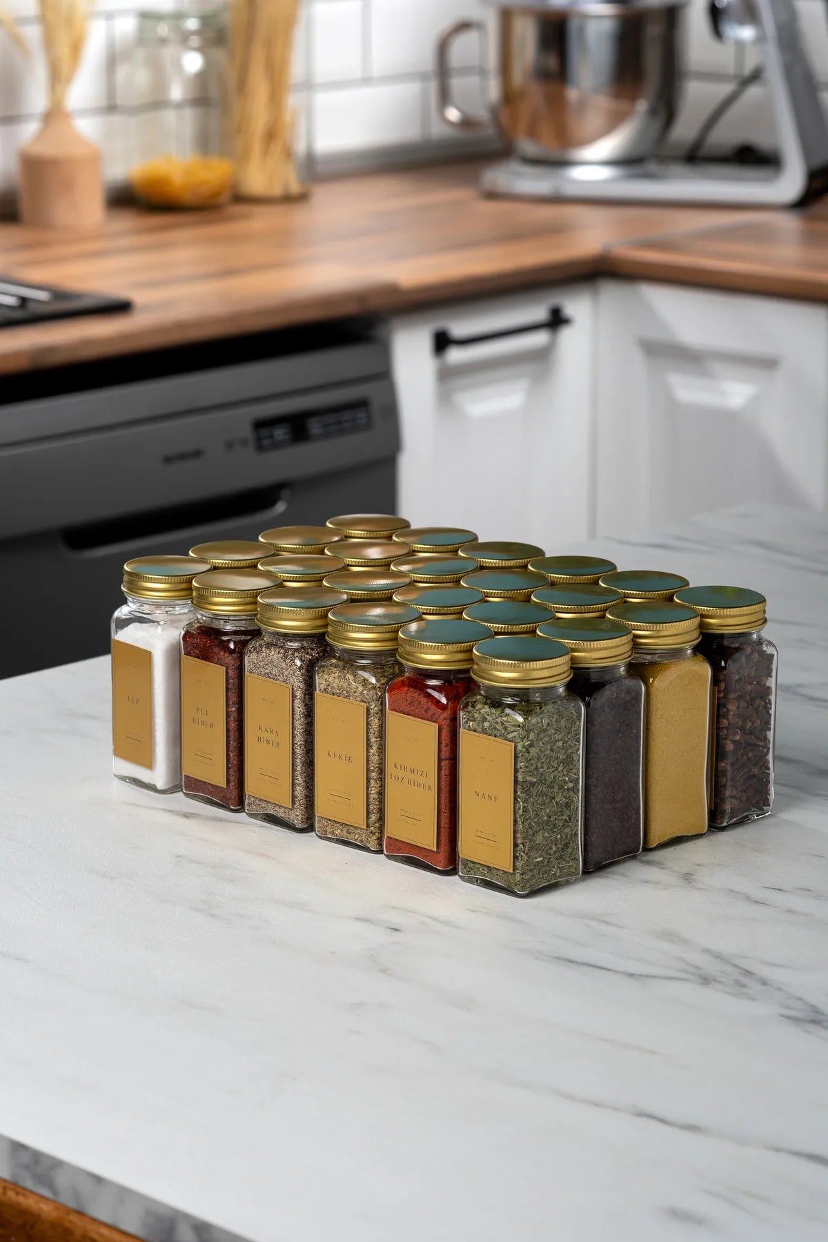 24 Piece Spice Jars