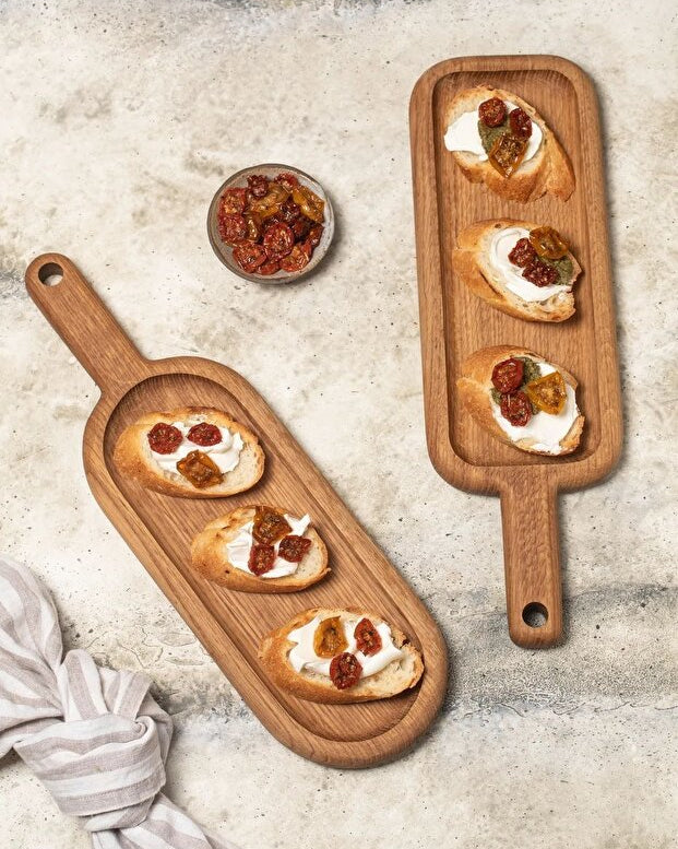 Natural Wood 2 Piece Set