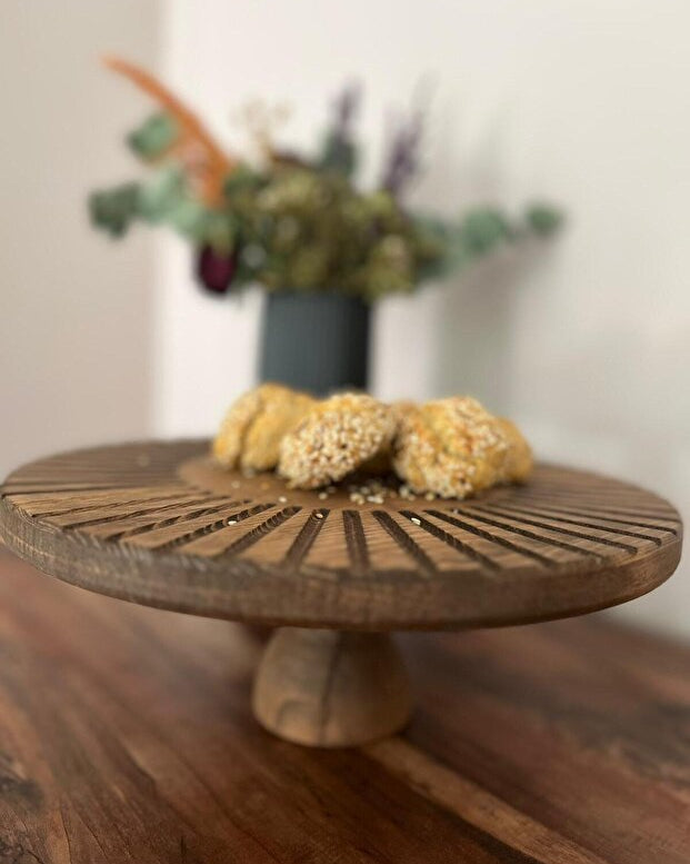 Natural Wood Stand 28 cm