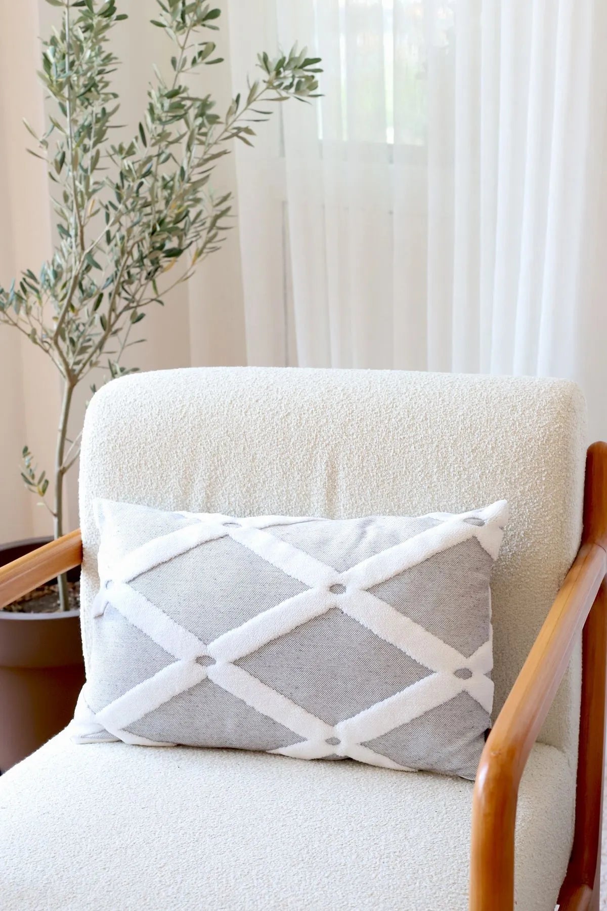 Bella Decorative Pillowcase Scandinavian Bohemian Design (1 Piece)