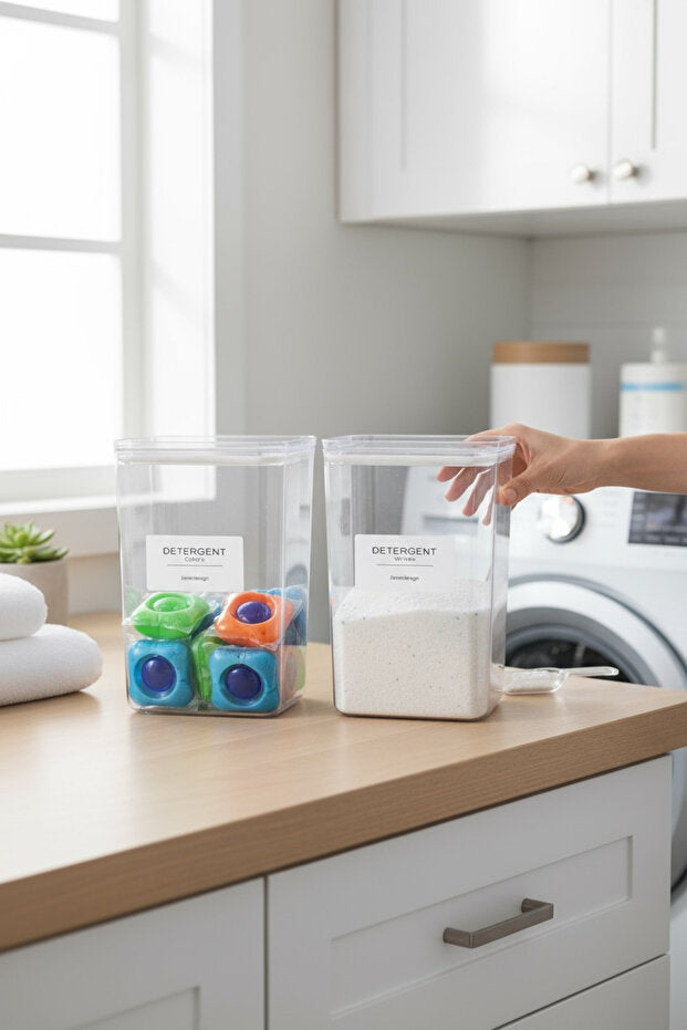 Set of 2 Detergent Jars - 2900ml