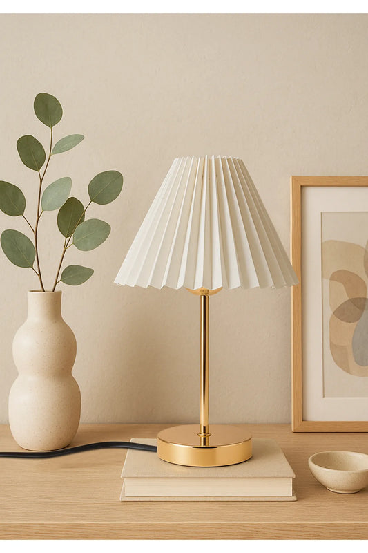 Lila Gold Cream Lampshade
