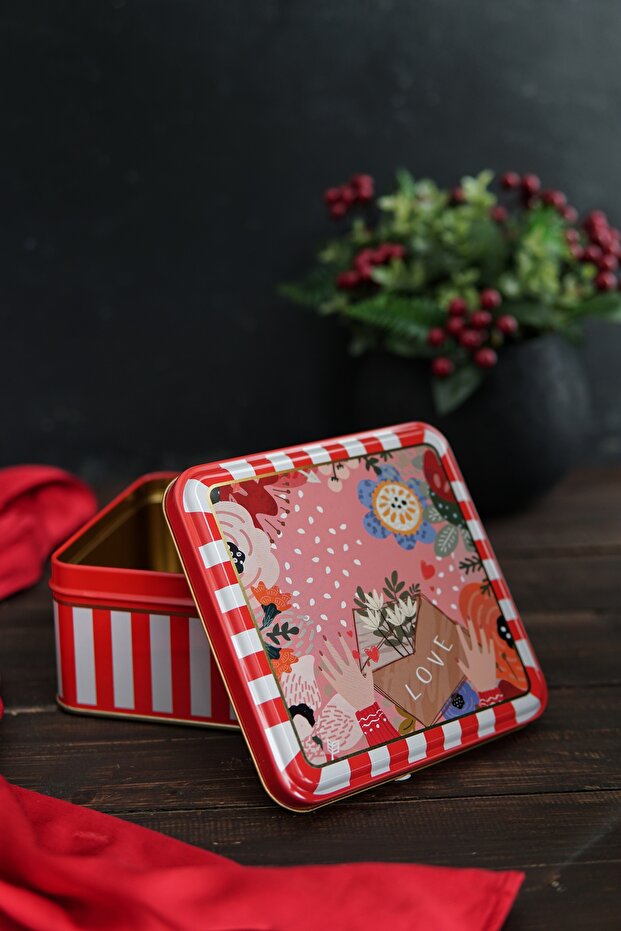 Christmas Edition Metal Storage Containers 2 Piece Set