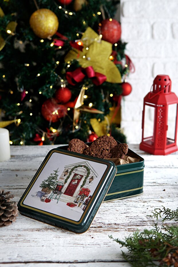 Christmas Edition Metal Storage Containers 2 Piece Set