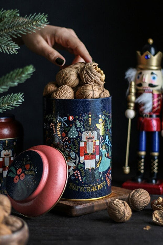 Nutcracker Metal Storage Container