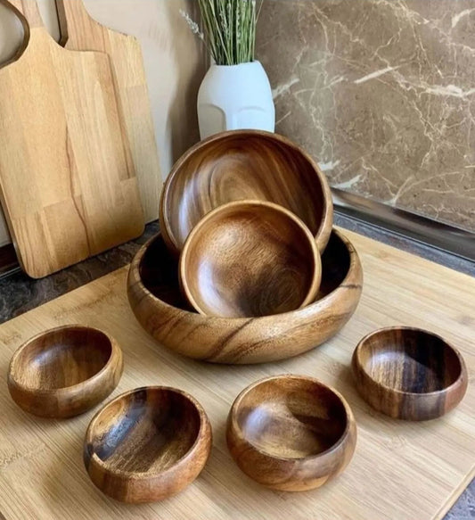 Bellalinda 7 Piece Set - Accacia Bowls