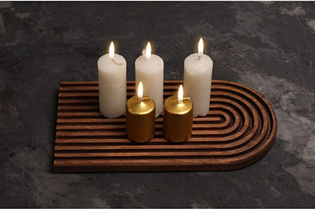 Natural Wood Decorative Tray