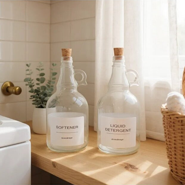 Set of 2 Laundry Bottles