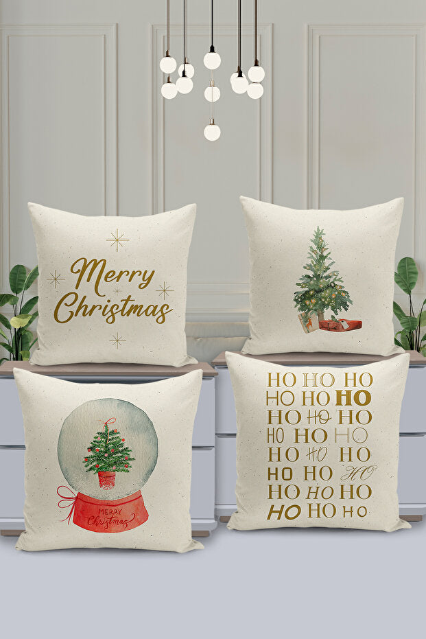 4 Piece Pillow Cover Double Sided Digital Print