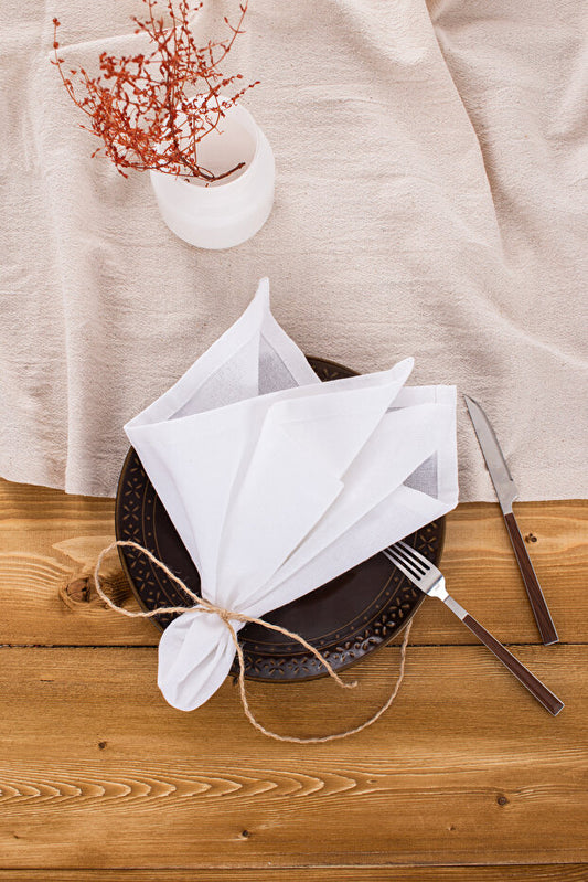 6 Pack Linen Napkin 40 X 40 Cm