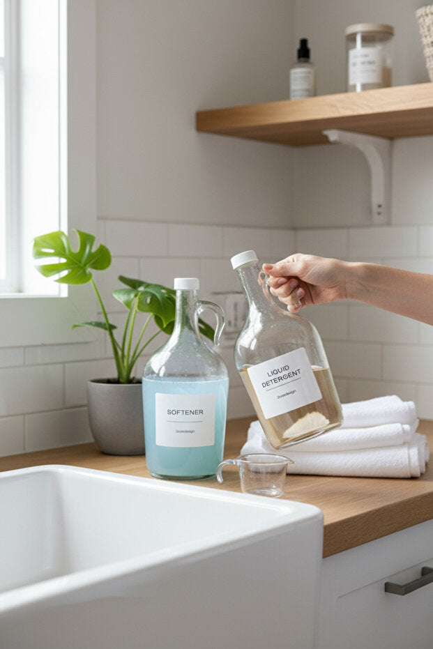 Set of 2 Laundry Bottles 1500 ml