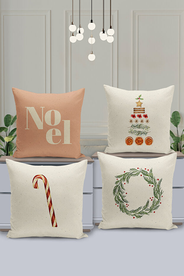 4 Piece Pillow Cover Double Sided Digital Print