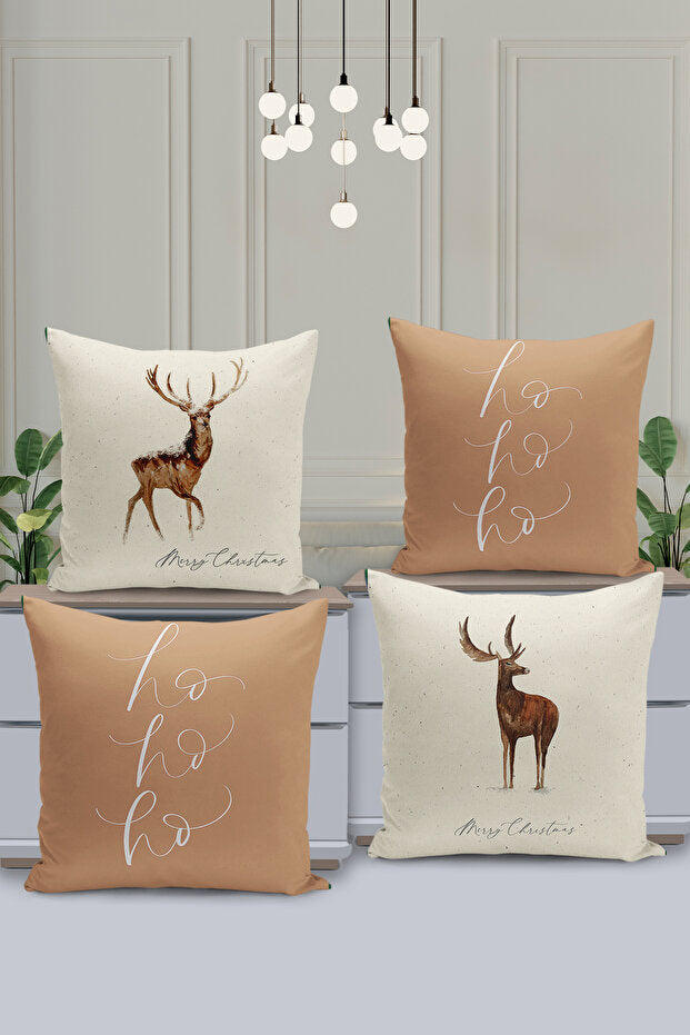 4 Piece Pillow Cover Double Sided Digital Print