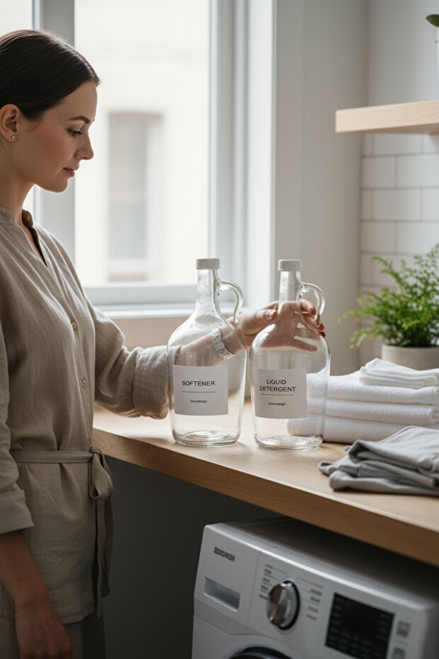 Set of 2 Laundry Bottles 1500 ml