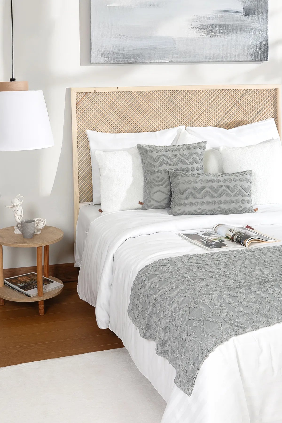 Letta Bed Runner Set Scandinavian Bohemian Pattern