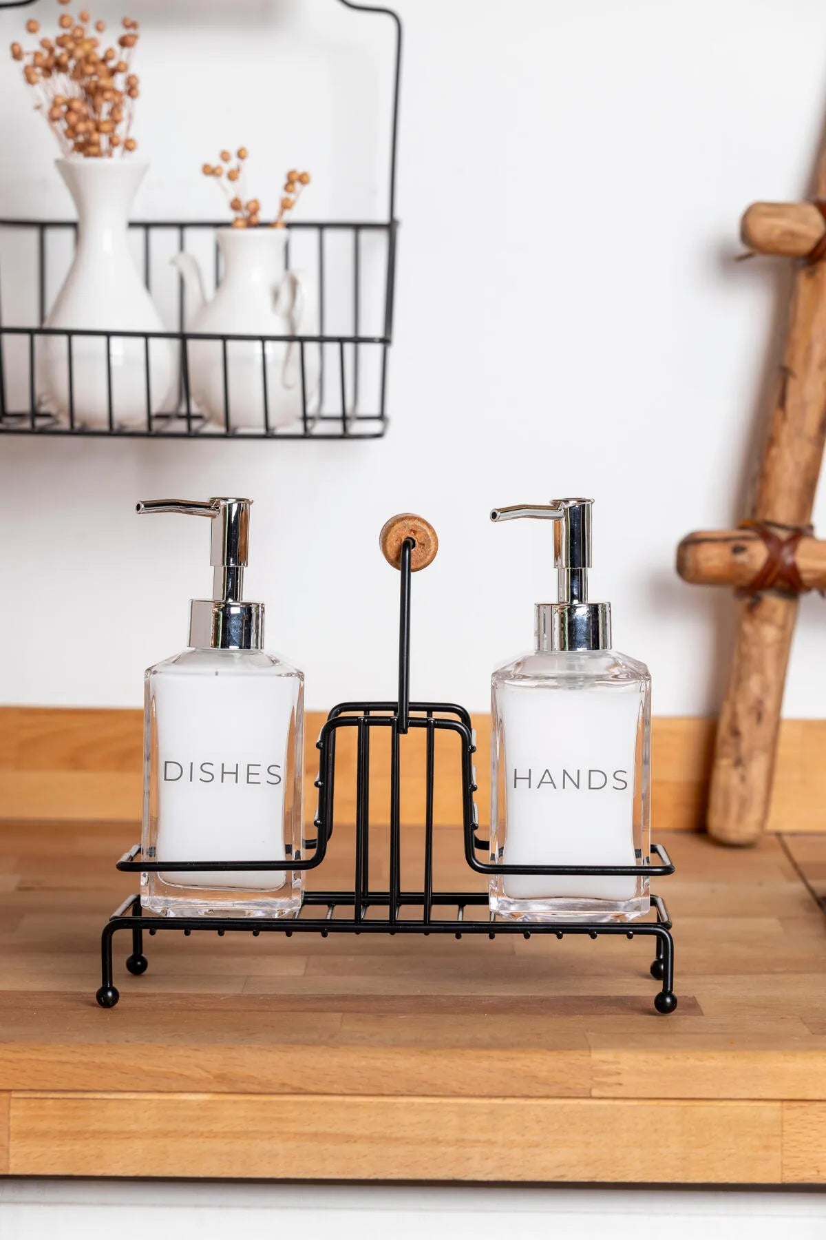 Cremma 2 Piece Stand Liquid Soap Dispenser
