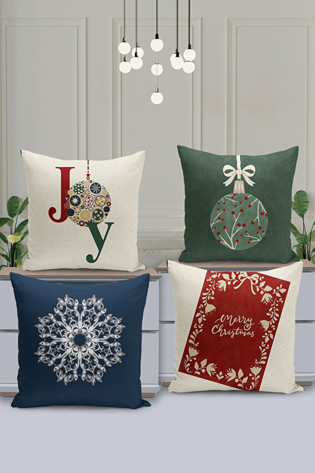 4 Piece Pillow Cover Double Sided Digital Print