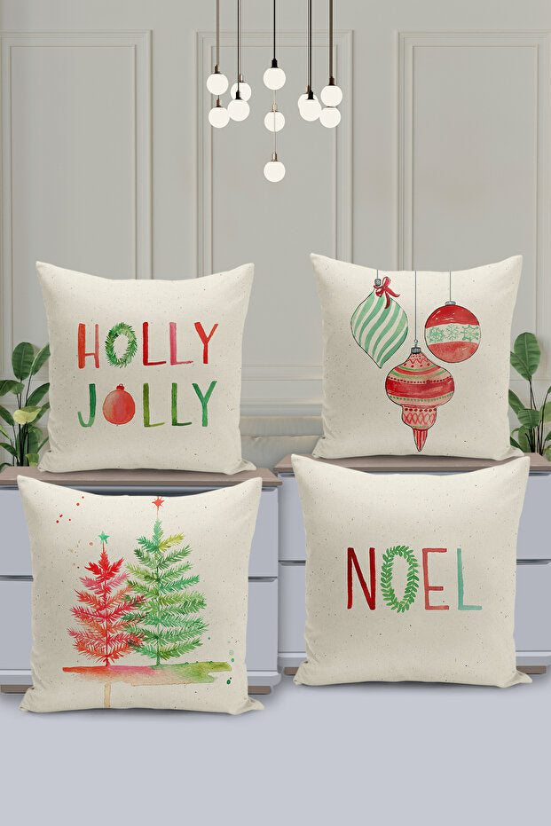 4 Piece Pillow Cover Double Sided Digital Print