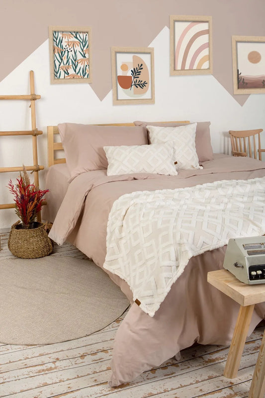 Mila Bed Runner Set Scandinavian Bohemian Pattern