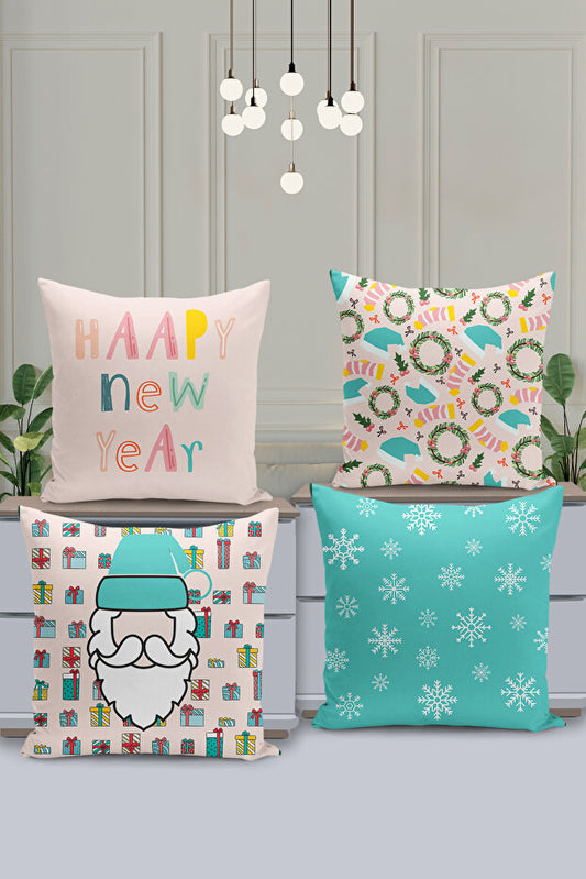 4 Piece Pillow Cover Double Sided Digital Print