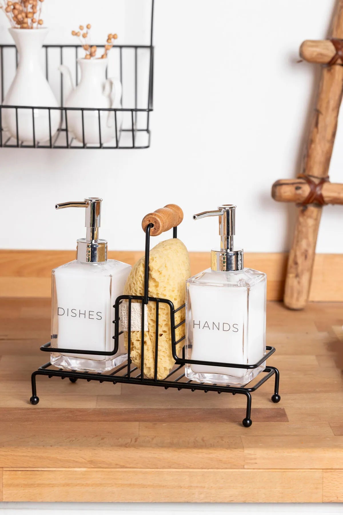 Cremma 2 Piece Stand Liquid Soap Dispenser