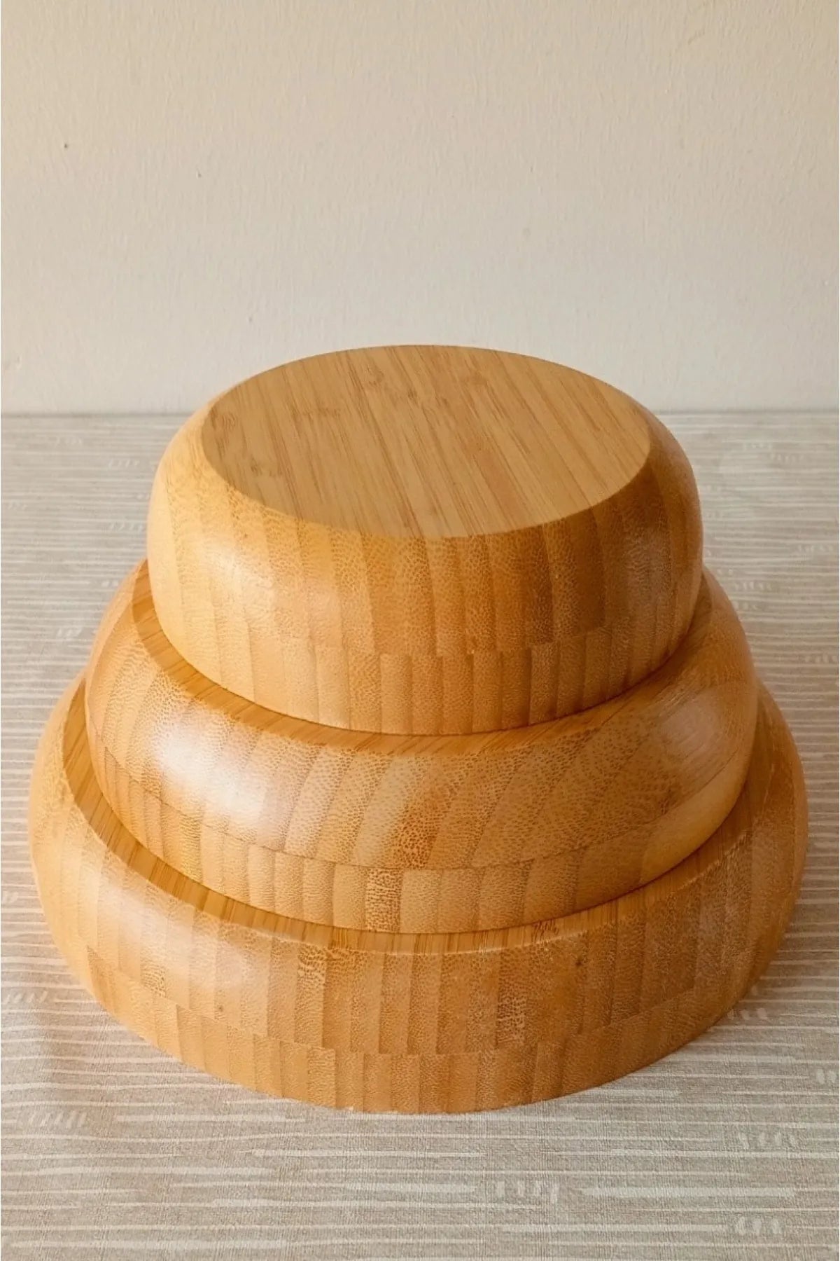 Bamboo 3 Piece Bowl Set