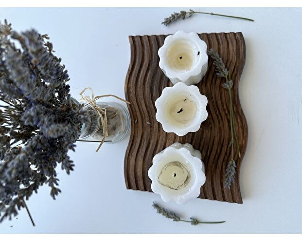 Natural Wood Decorative Tray