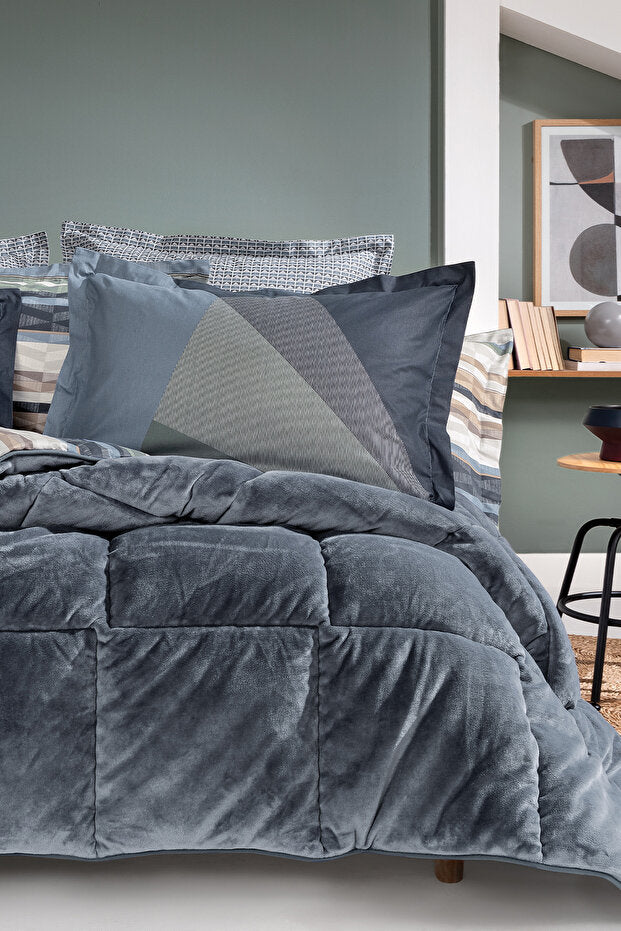 Rach Double Triola Sleeping Set - Navy Blue