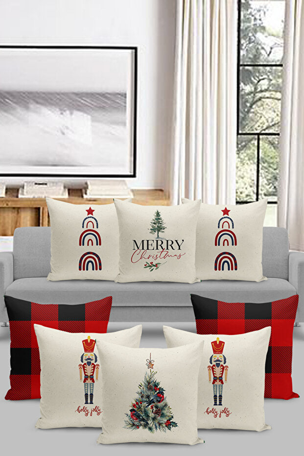 8 Piece Pillow Cover Double Sided Digital Print