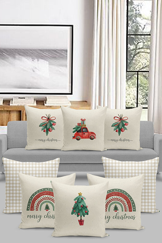 8 Piece Pillow Cover Double Sided Digital Print