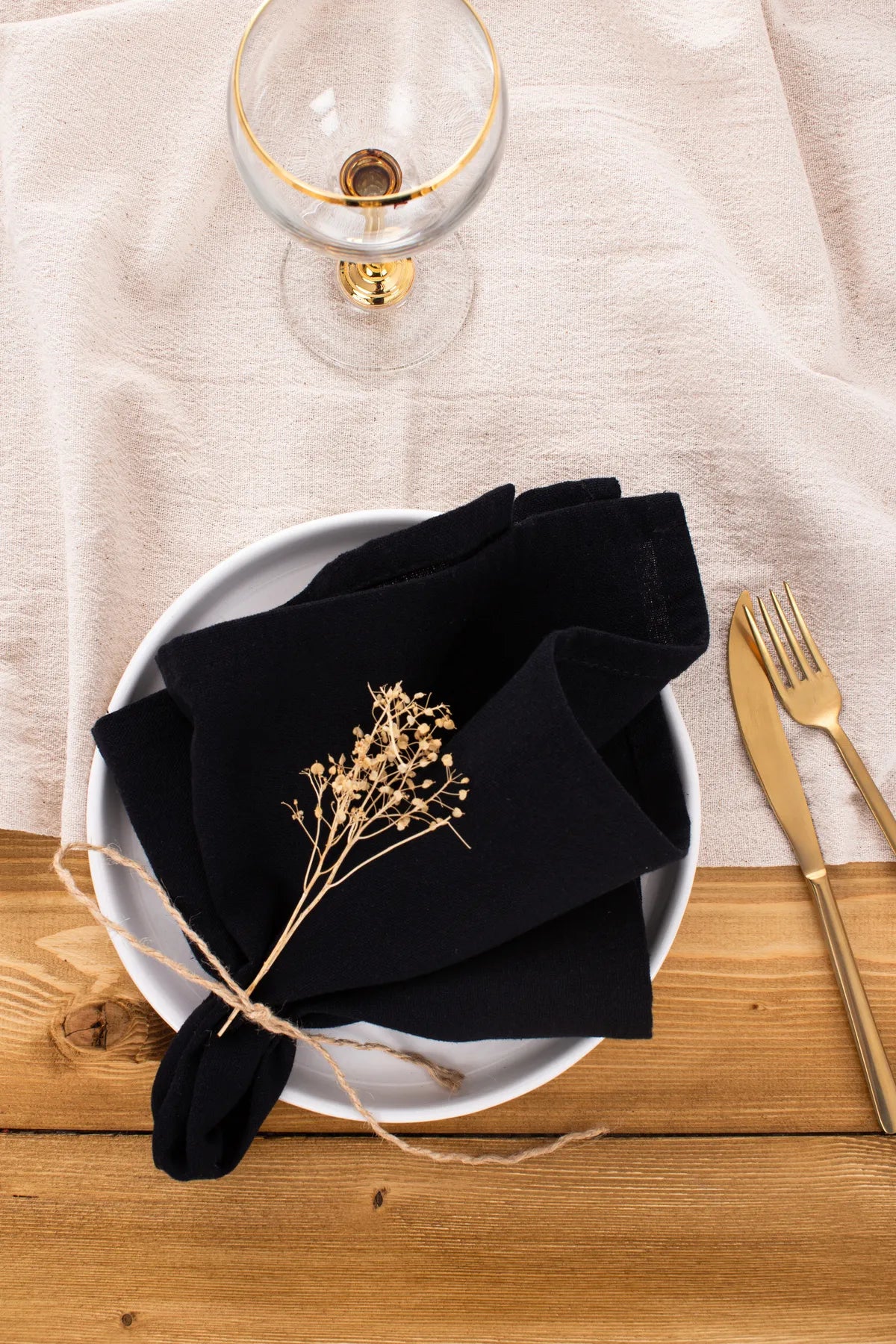 6 Pack Linen Napkin 40 X 40 Cm