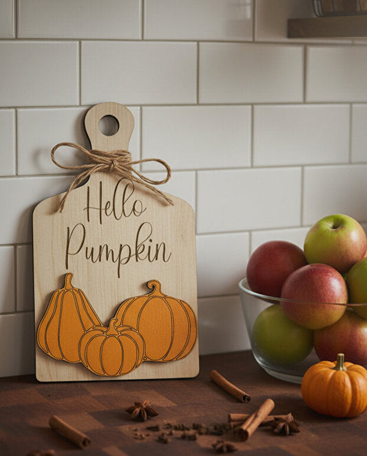 Pumpkin Wood Decor