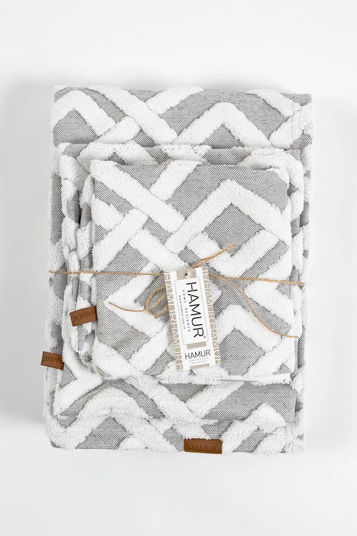 Mila Bed Runner Set Scandinavian Bohemian Pattern