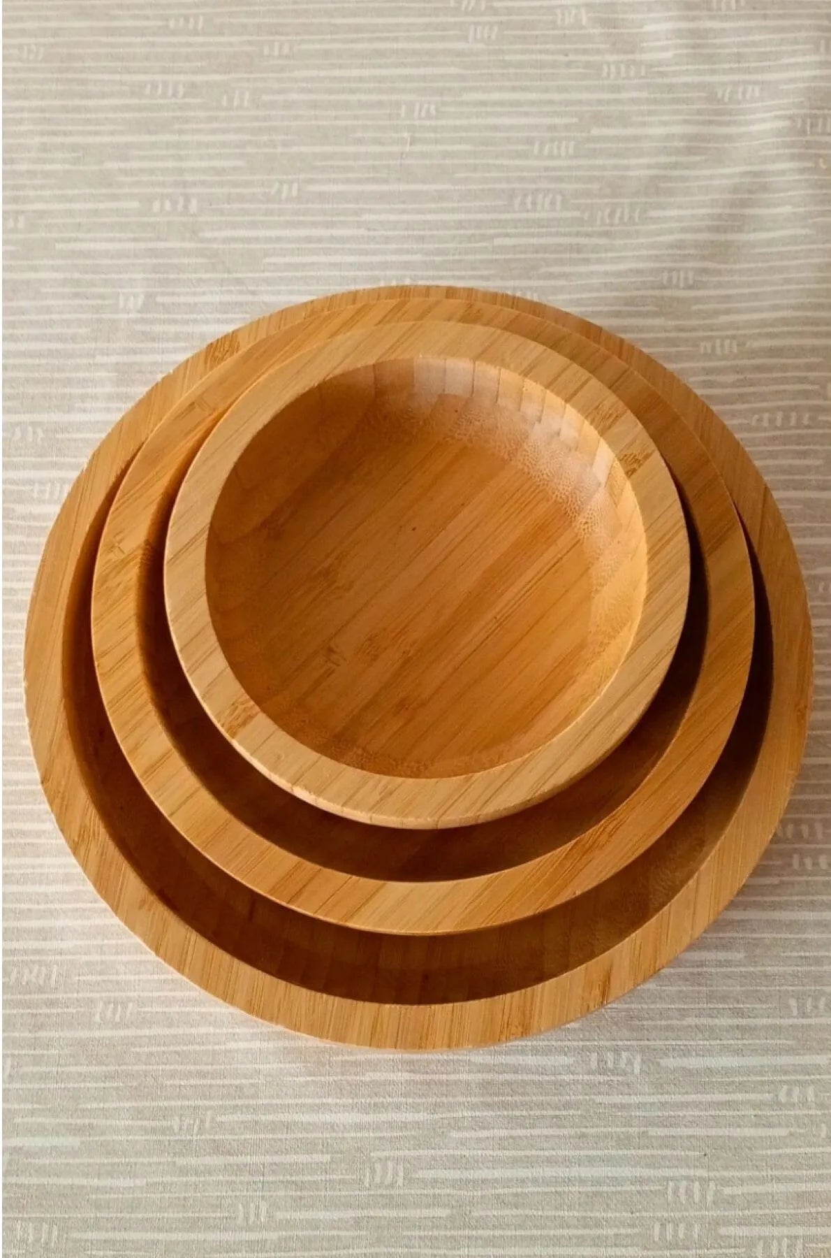 Bamboo 3 Piece Bowl Set