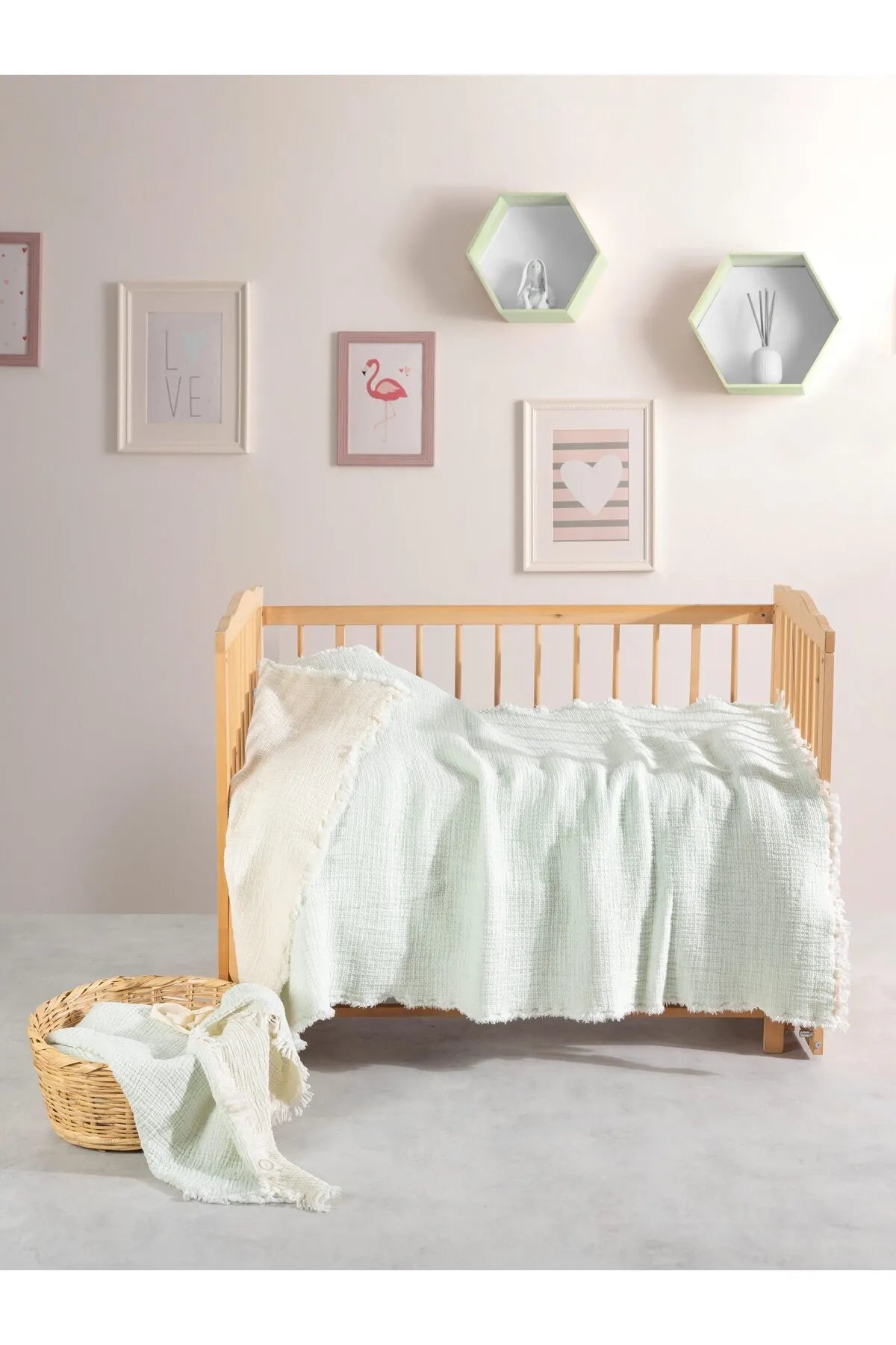 Kosha Series Muslin Baby Quilt 100 X 150cm
