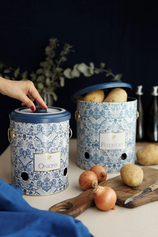 Azul Metal Storage Containers 2 Piece Set