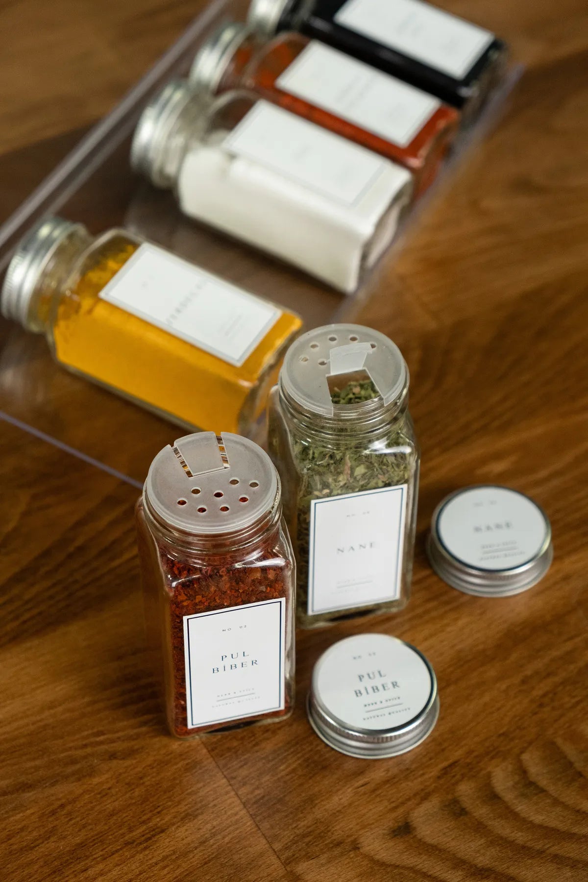 24 Piece Spice Jars