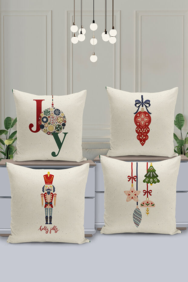 4 Piece Pillow Cover Double Sided Digital Print