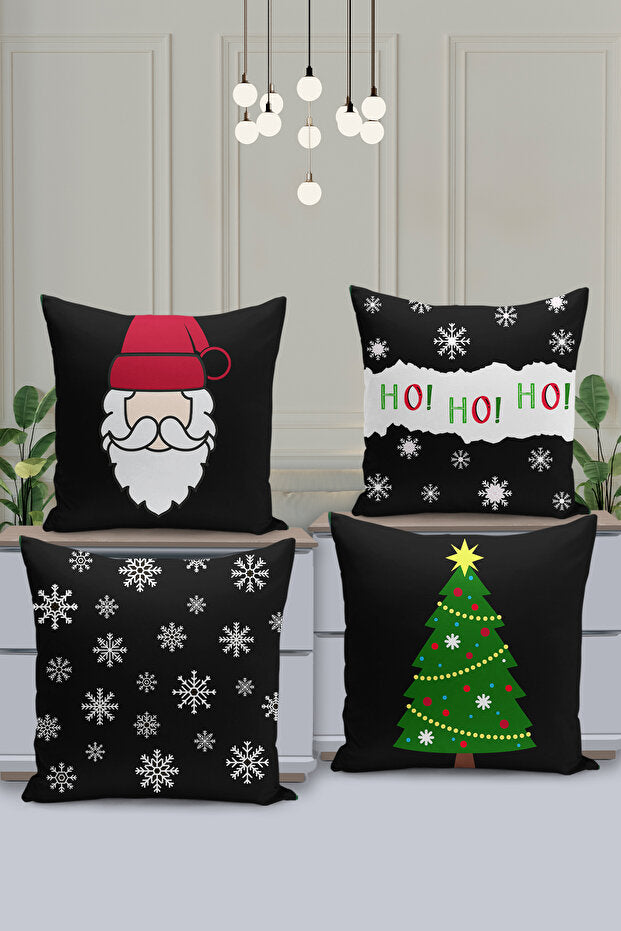 4 Piece Pillow Cover Double Sided Digital Print