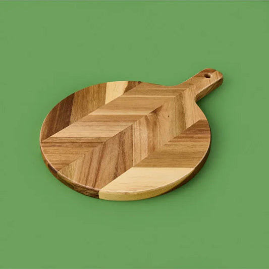 Acacia Round Cutting Board - Brown - 30 cm
