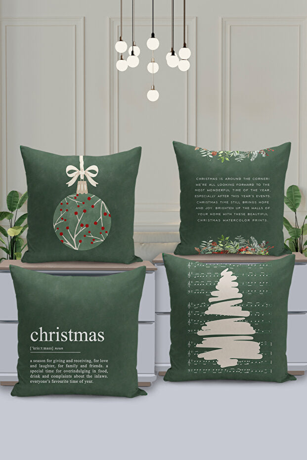 4 Piece Pillow Cover Double Sided Digital Print