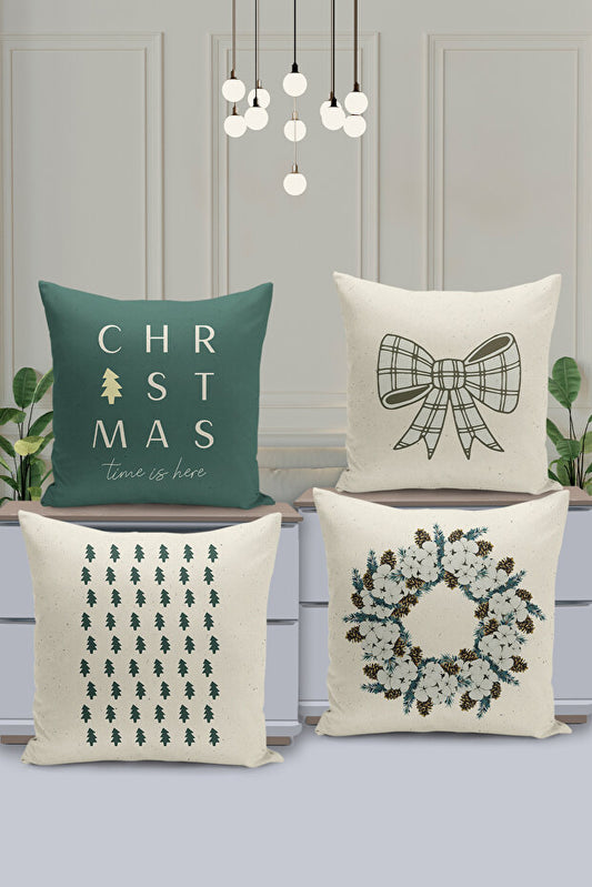 4 Piece Pillow Cover Double Sided Digital Print