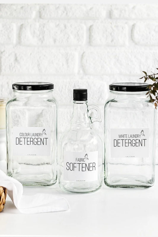 Laundry Glass Containers
