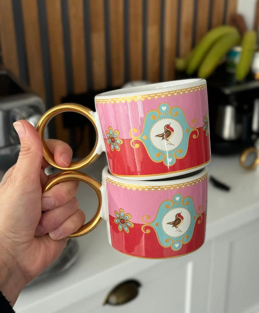 Luxury Bird Soha Mug 2 Piece Set